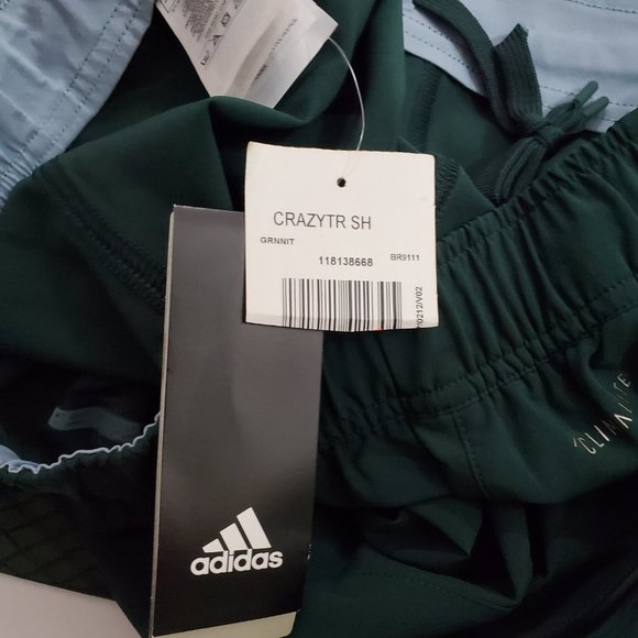 Adidas Men's Green Climalite Athletic Active Shorts Lightweight NWT Size Small - Picture 10 of 10